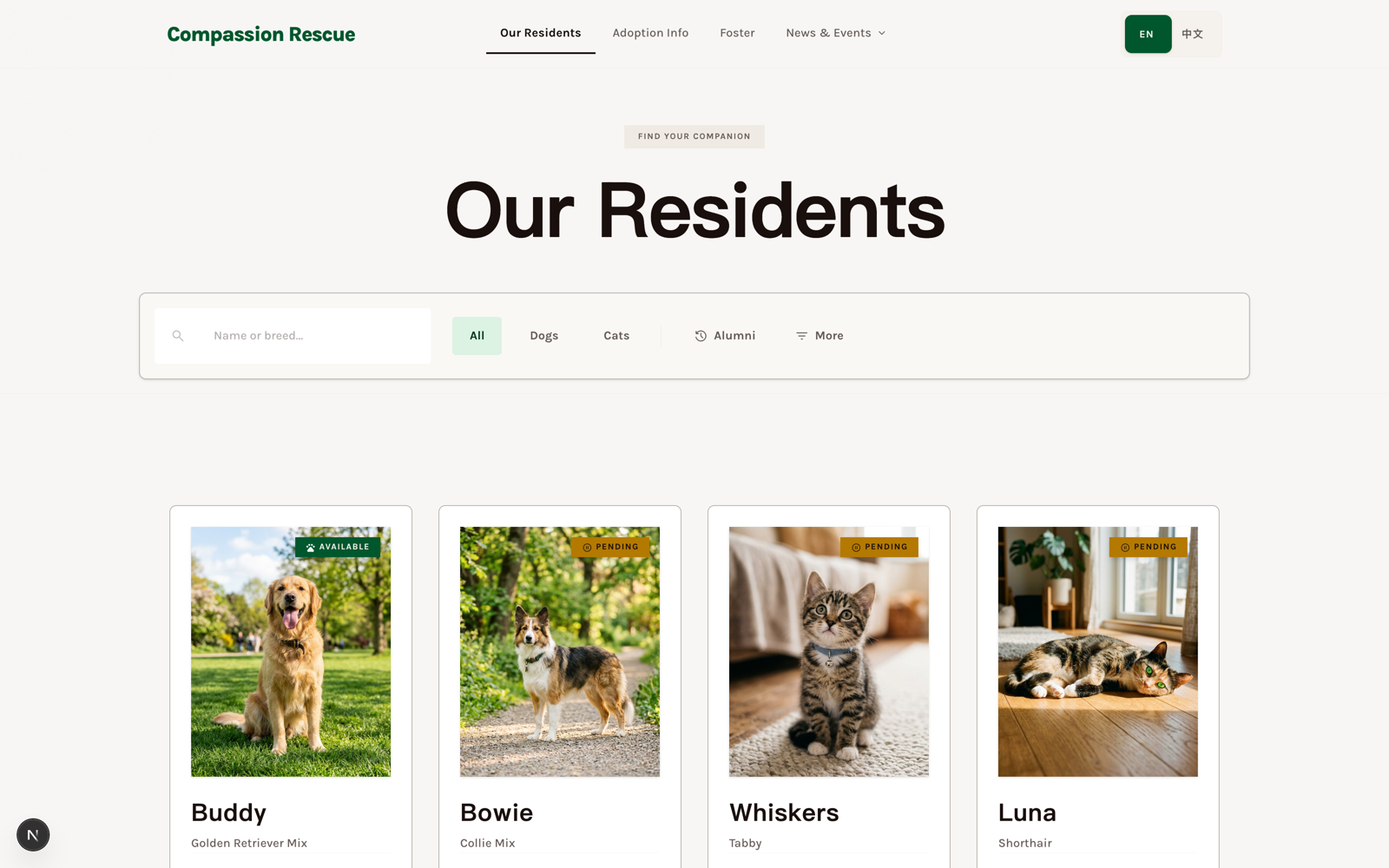 Residents directory