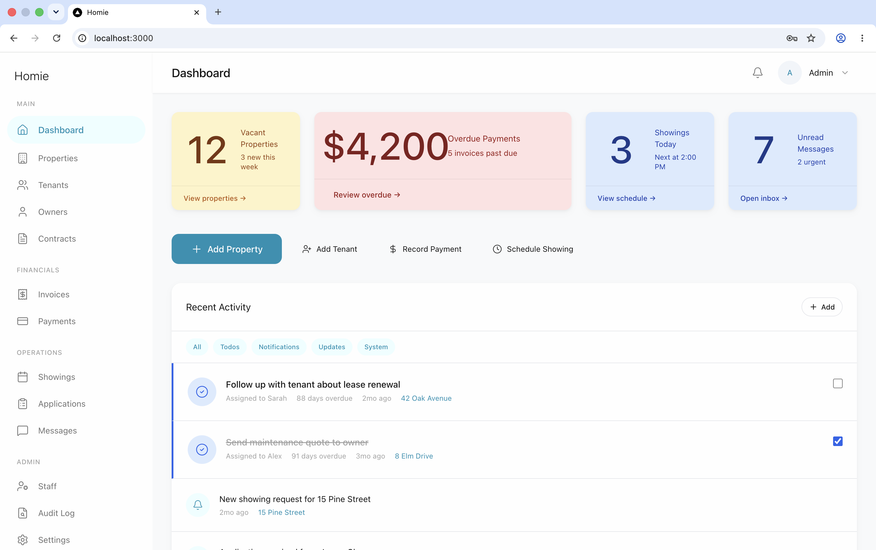 Dashboard